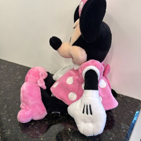 Pink Minnie Mouse Plushie - Authentic Disney Store Plush Toy - 14'Soft Doll - Picture 4 of 8